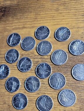 Lot Of 18 2021 Canadian 10 Cent Commerative Coins - Sailboat Design